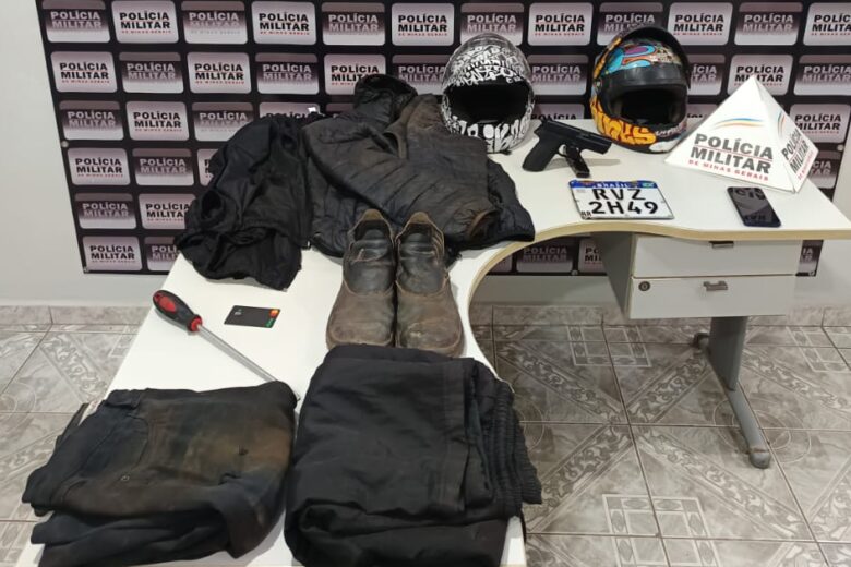 Polícia Militar prende autores de roubo e receptação e recupera motocicleta em São Domingos do Prata