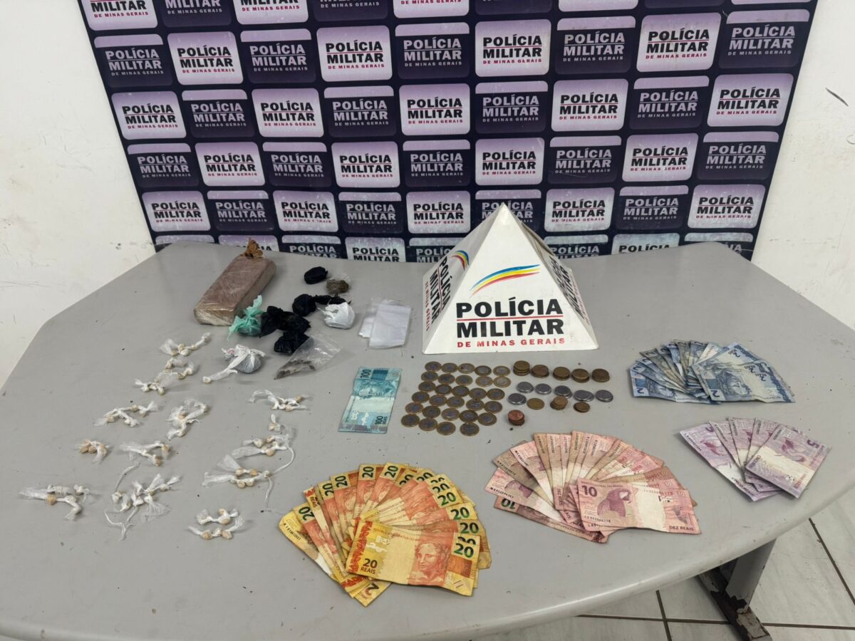 Polícia Militar prende homem por tráfico de drogas no bairro São Bento, em Itabira