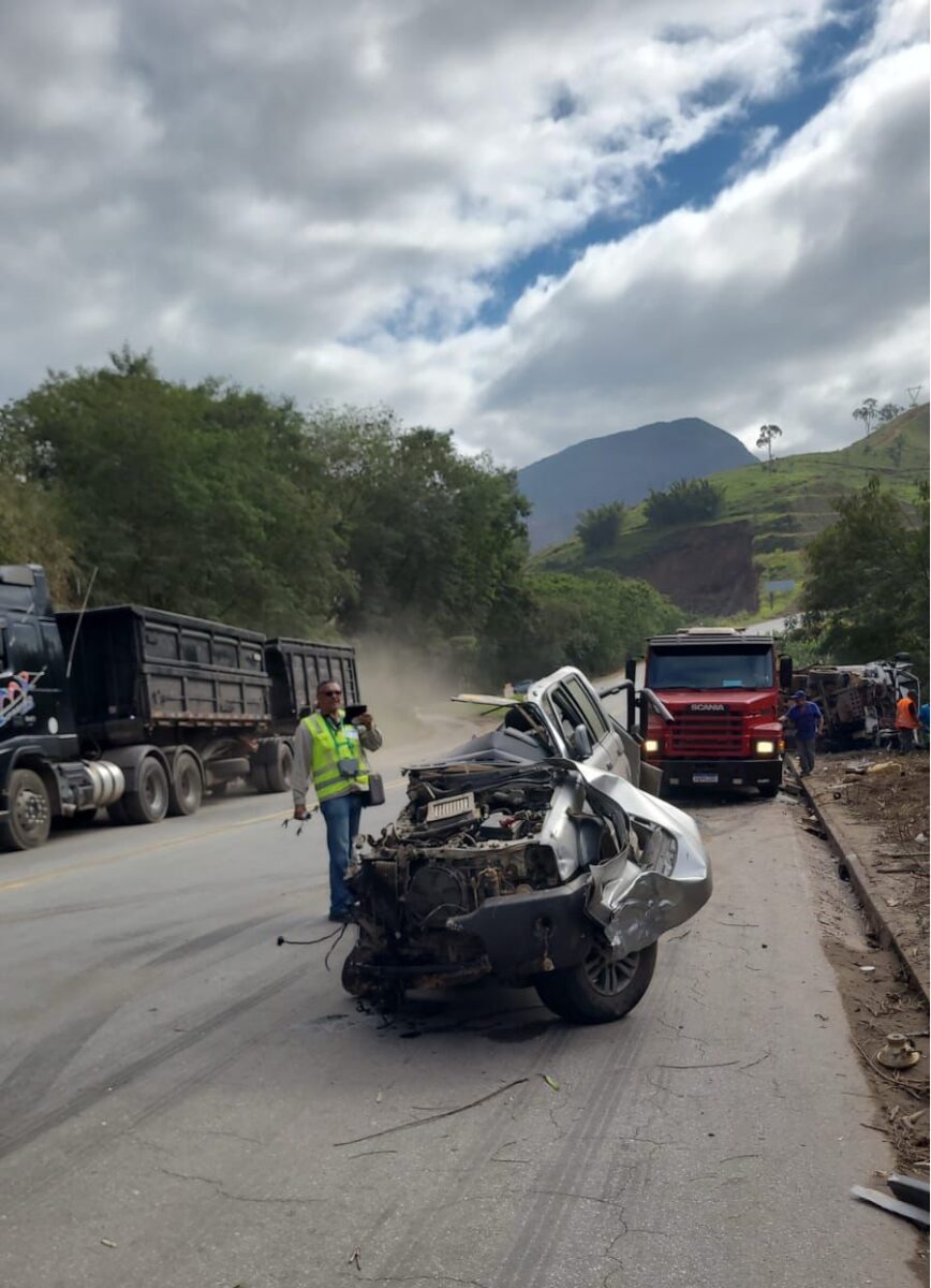 Grave acidente deixa ao menos um morto e vários feridos na BR-381, no Vale do Aço
