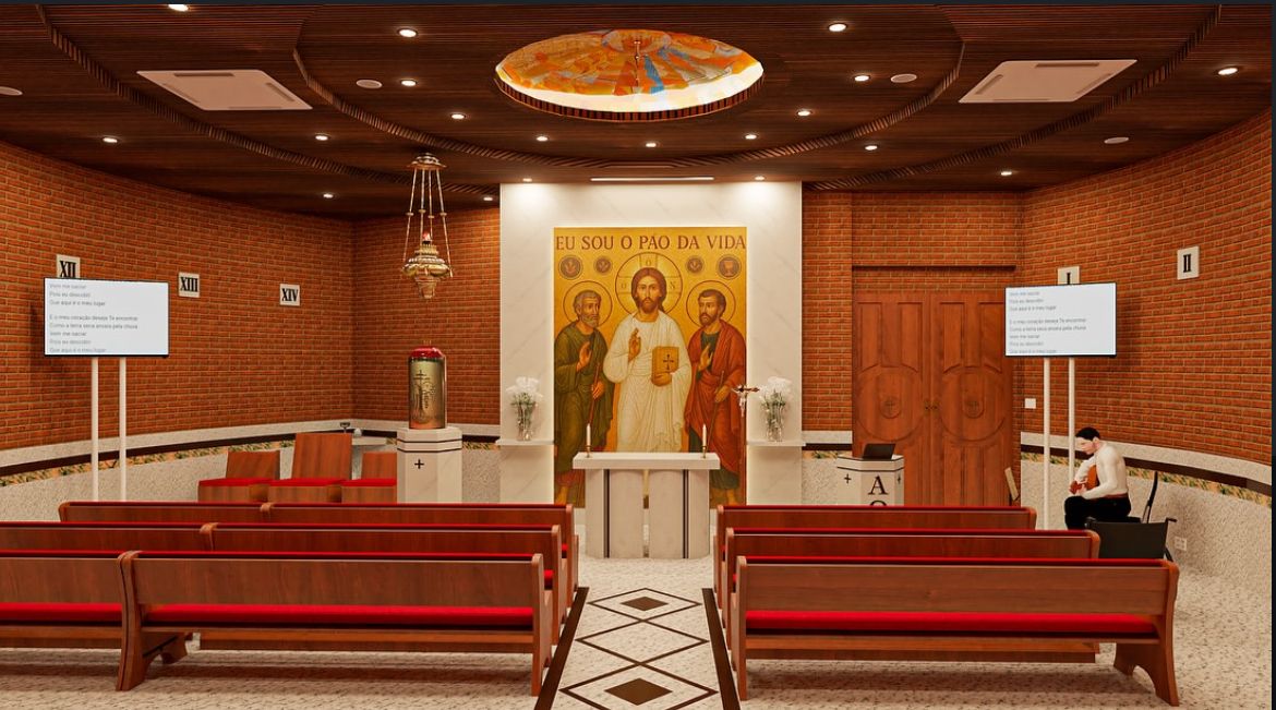 Catedral de Itabira inicia projeto de reforma e revitalização; Capela do Santíssimo ganhará nova iconografia
