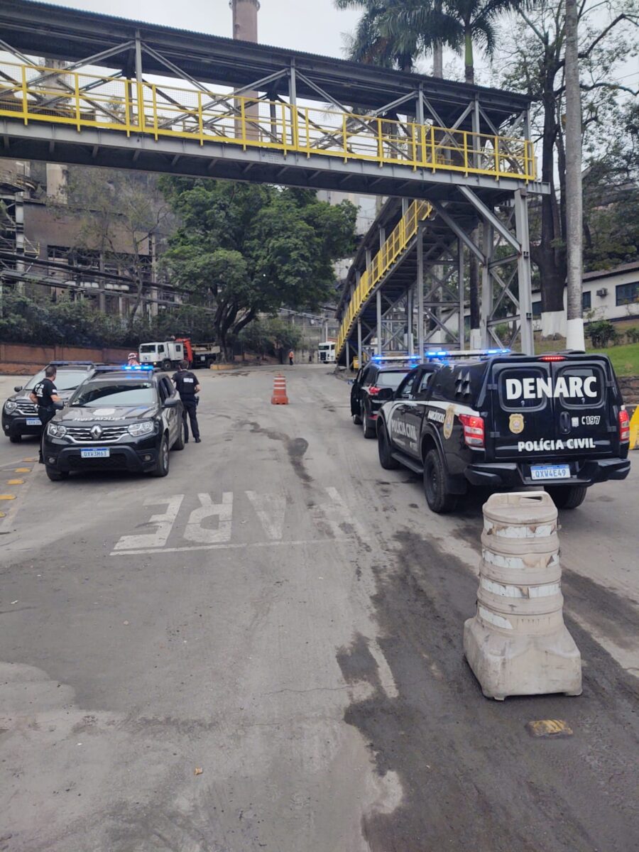 João Monlevade: Polícia Civil realiza incineração de drogas na ArcelorMittal com apoio de 25 agentes