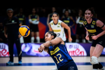Ana Cristina lidera vitória brasileira pela Liga das Nações de vôlei