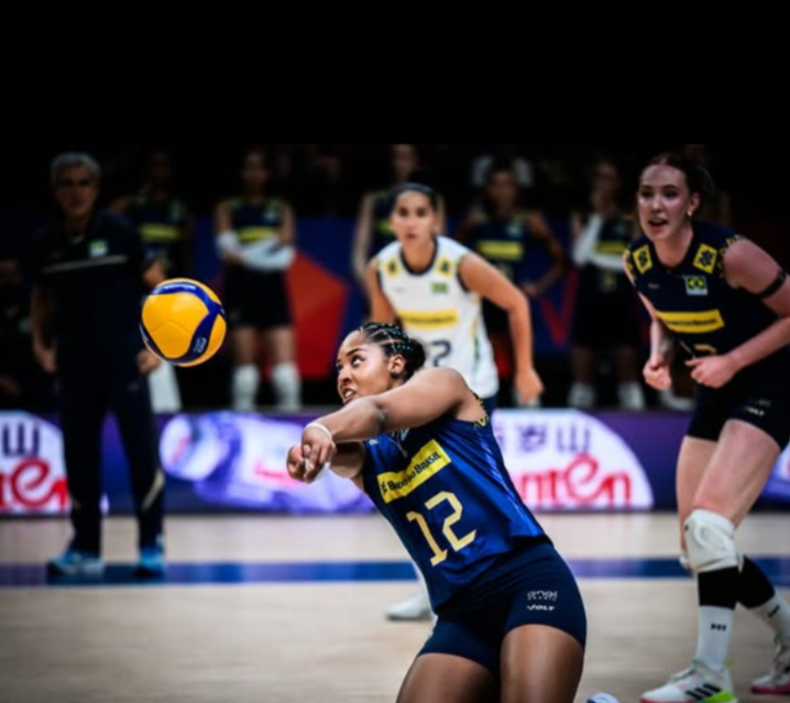 Ana Cristina lidera vitória brasileira pela Liga das Nações de vôlei