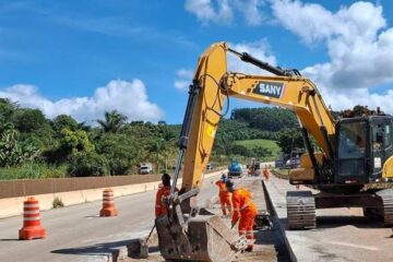 Obras seguem em ritmo intenso na BR-381 nesta quinta-feira; confira o cronograma