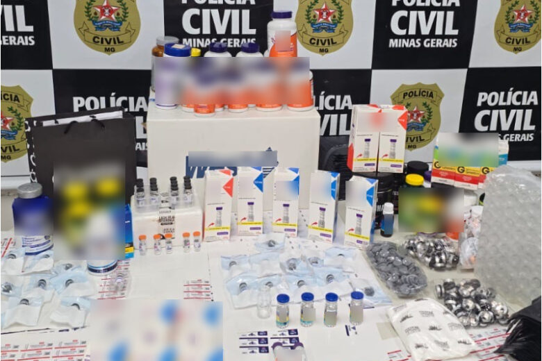 Polícia desmonta laboratório clandestino de medicamentos para emagrecimento em BH