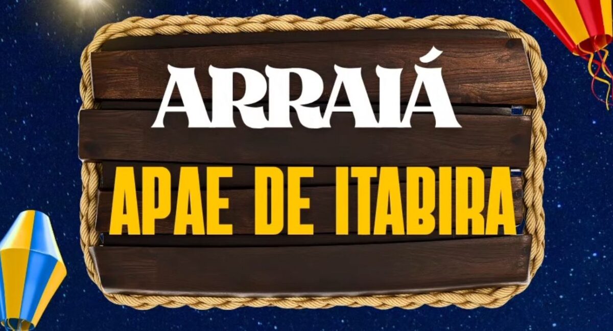 Arraiá da APAE Itabira acontece neste sábado com comidas típicas e show de Gustavo Costa