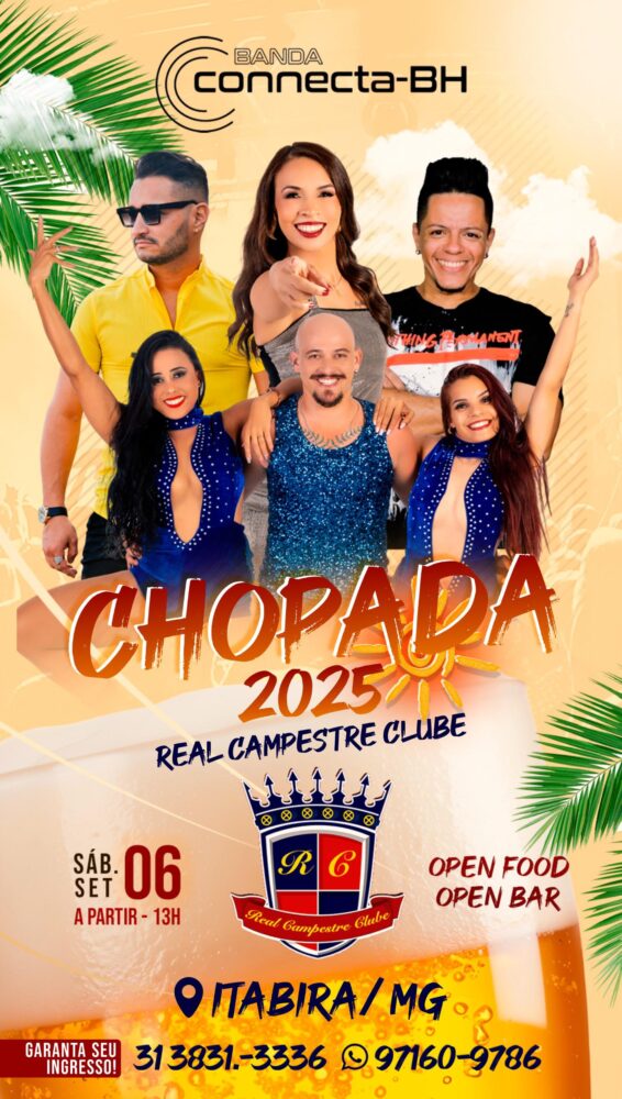 Real Campestre Clube anuncia Chopada 2025 com open bar, open food e show ao vivo