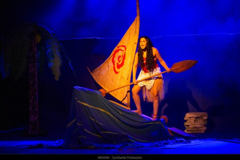 O espetáculo “Moana” será apresentado em Bela Vista de Minas na próxima sexta-feira