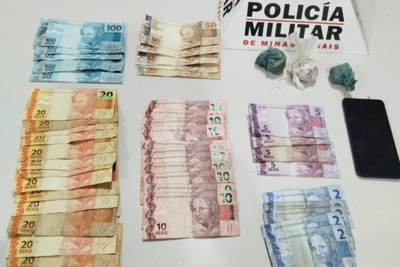 Jovem é preso por tráfico de drogas no bairro Nossa Senhora das Oliveiras, em Itabira