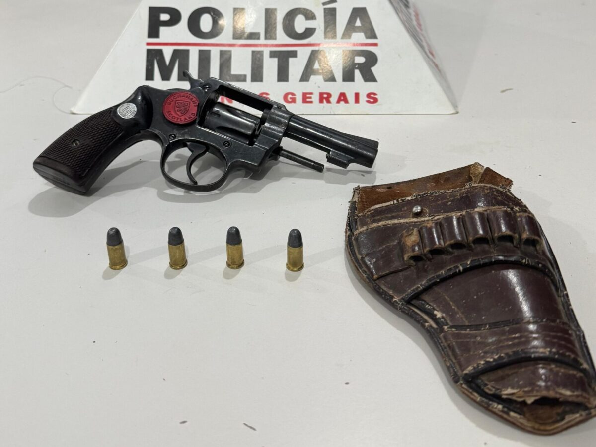 Homem é preso por porte ilegal de arma de fogo no bairro Nova Vista, em Itabira