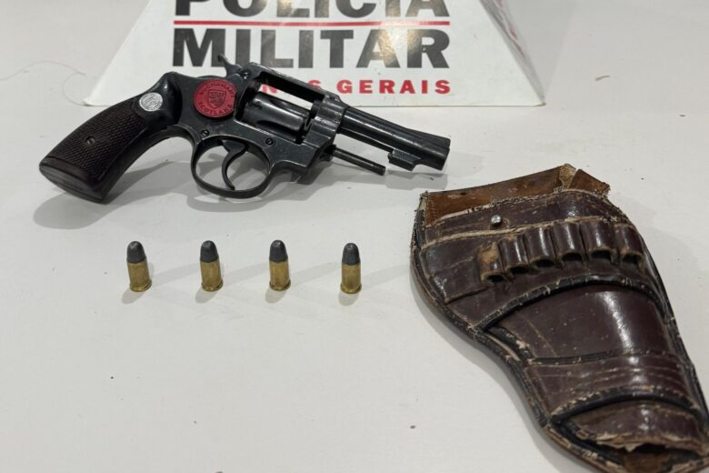 Homem é preso por porte ilegal de arma de fogo no bairro Nova Vista, em Itabira