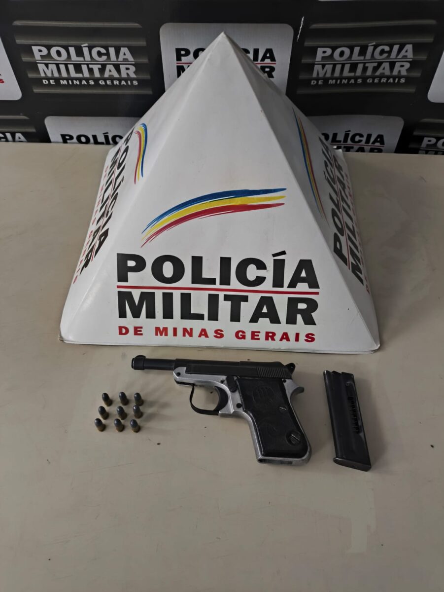 Polícia Militar prende homem por posse ilegal de arma de fogo em João Monlevade