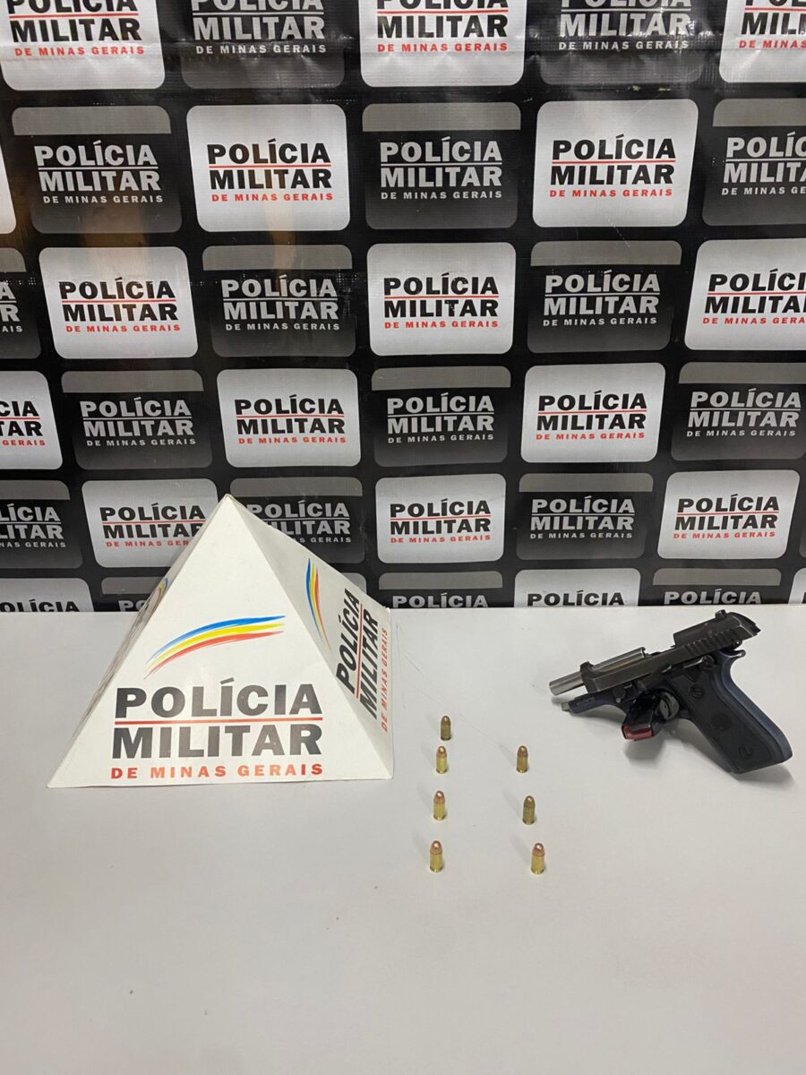 Homem é preso com arma de fogo durante abordagem policial em Santa Bárbara