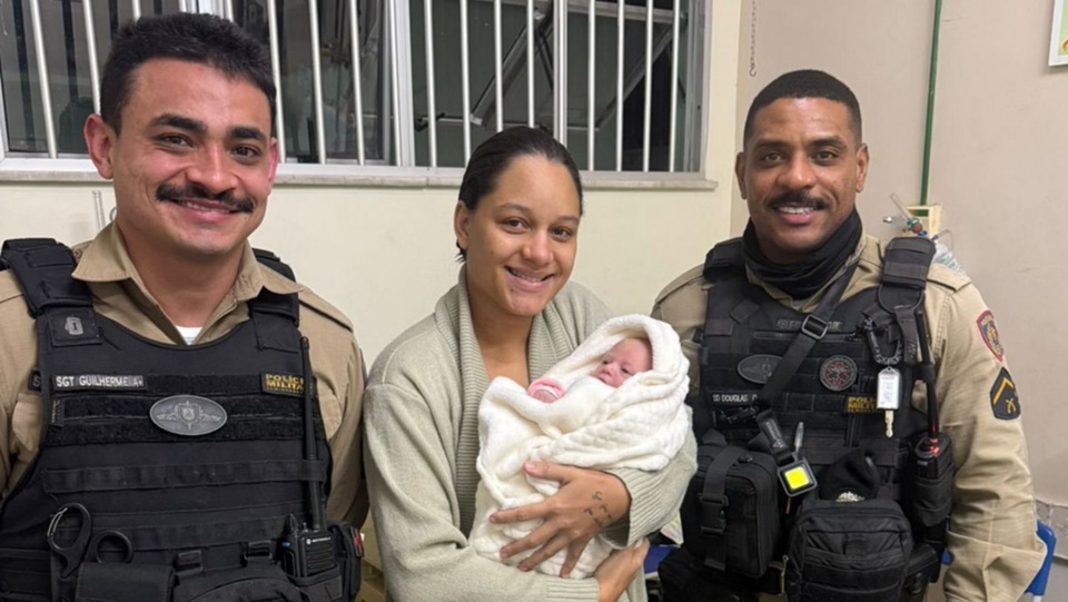 Bebê engasga após se assustar durante operação policial em BH