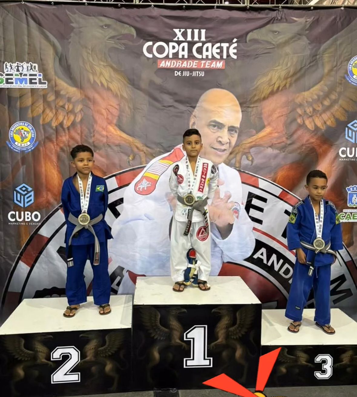 Gracie Barra Itabira conquista quatro medalhas de ouro na Copa Caeté de Jiu-Jitsu