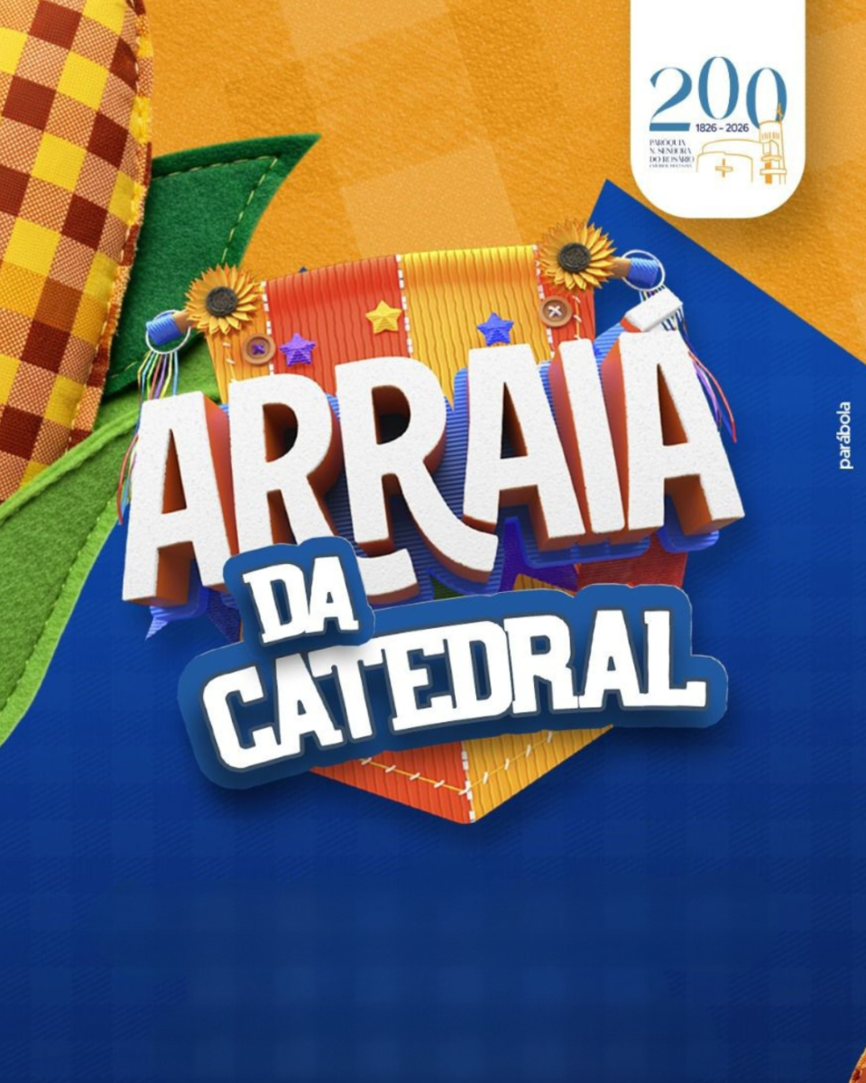 Arraiá da Catedral reúne quadrilha, comidas típicas e música ao vivo neste sábado