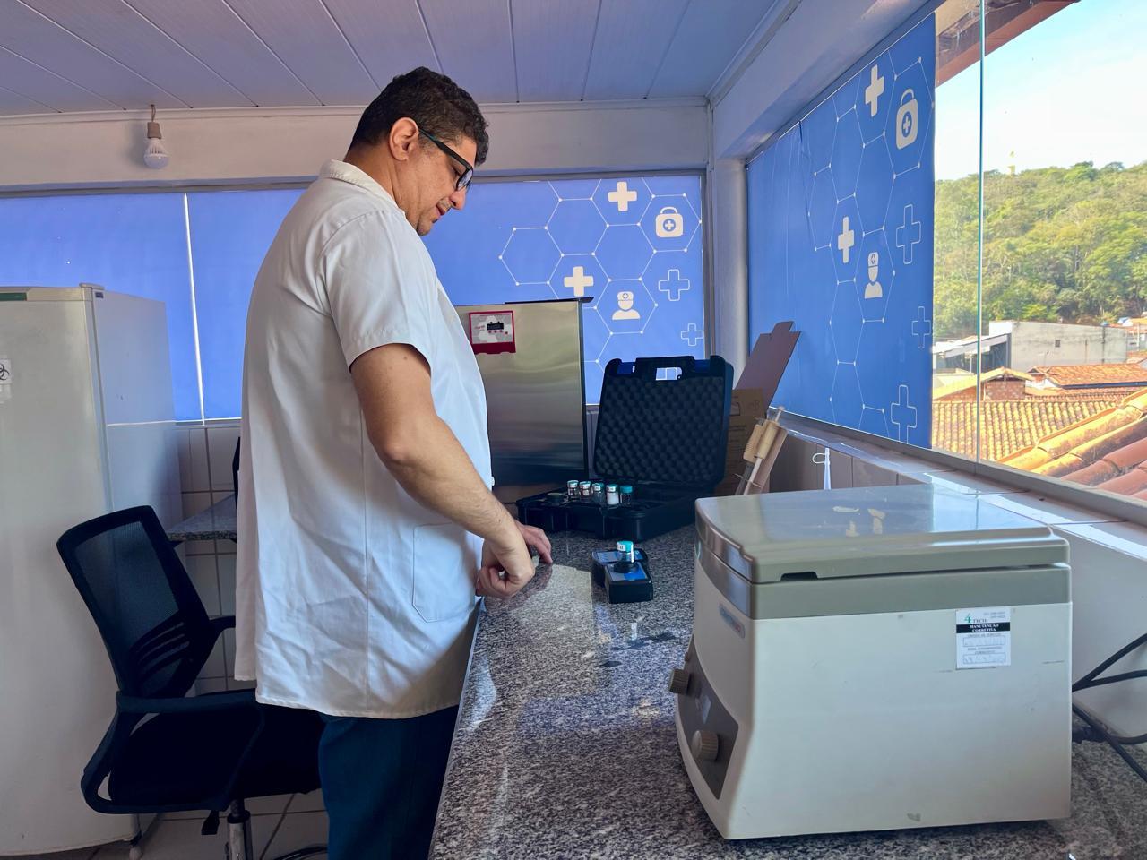 Laboratório da prefeitura controlará a qualidade da água de São Gonçalo do Rio Abaixo