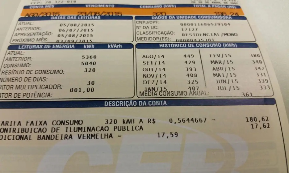 Aneel divulga calendário para anúncio de bandeiras tarifárias em 2026