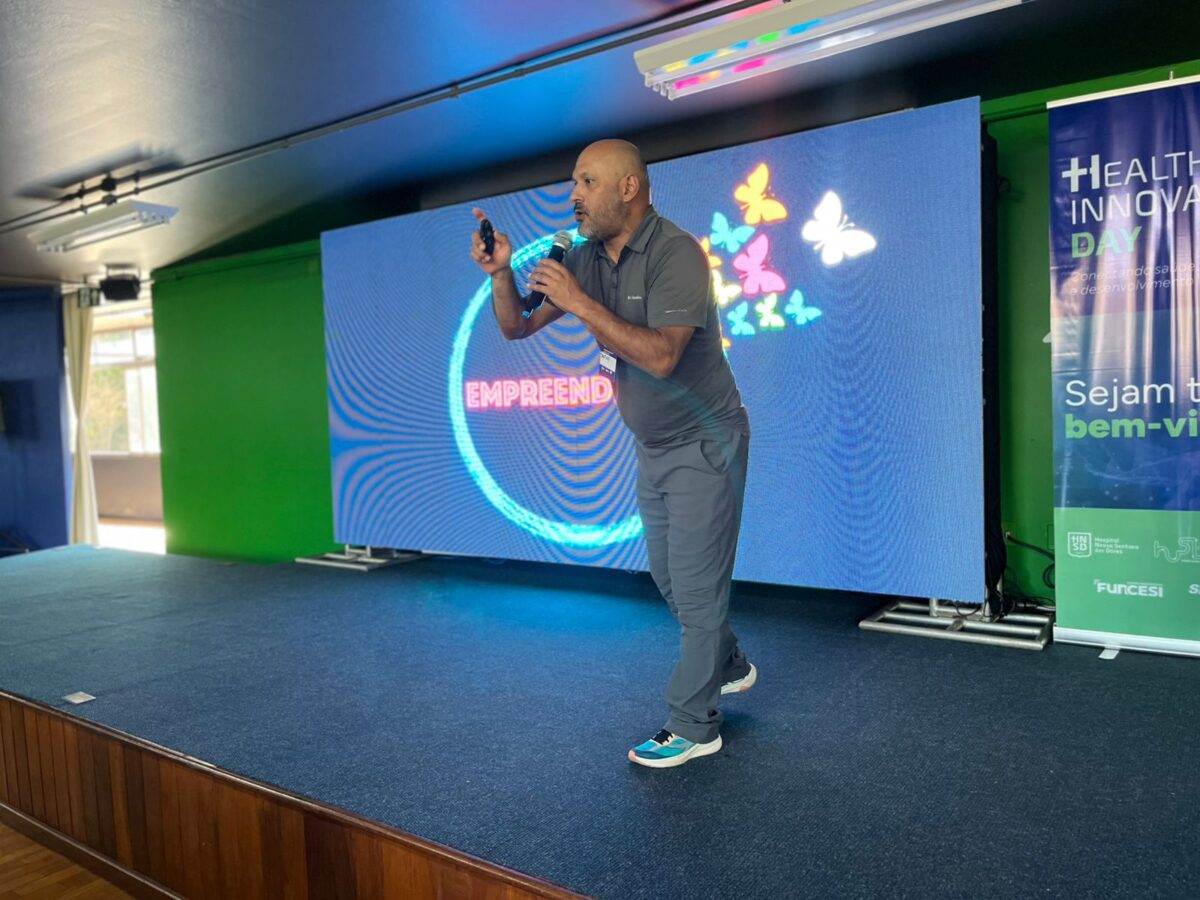 “Onde houver desigualdade, invista o melhor dos recursos humanos, financeiros e técnicos”, destaca o antropólogo Uribe, durante o Health Innovation Day, em Itabira