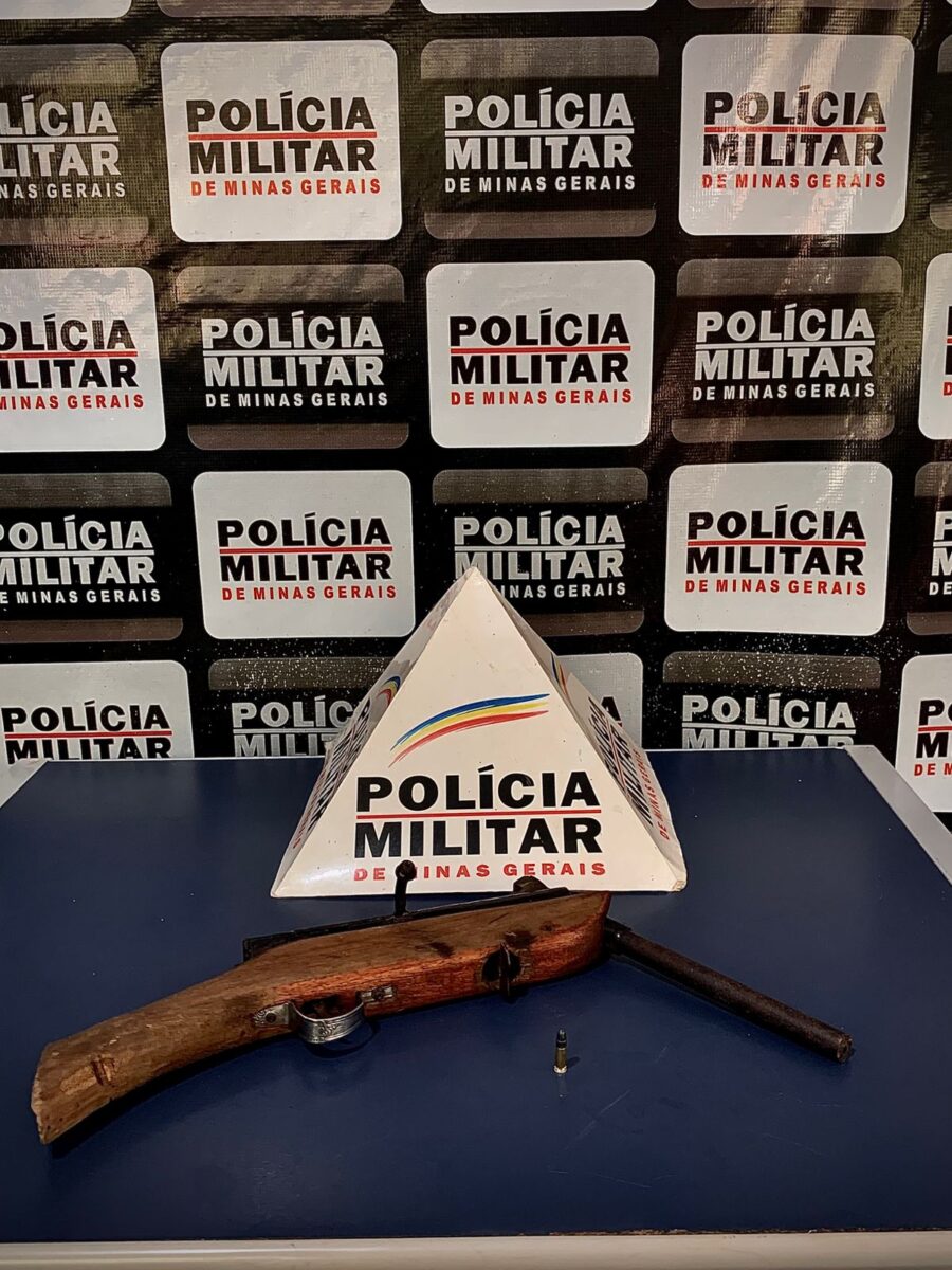 Polícia Militar prende homem por porte ilegal de arma de fogo em Santa Maria de Itabira