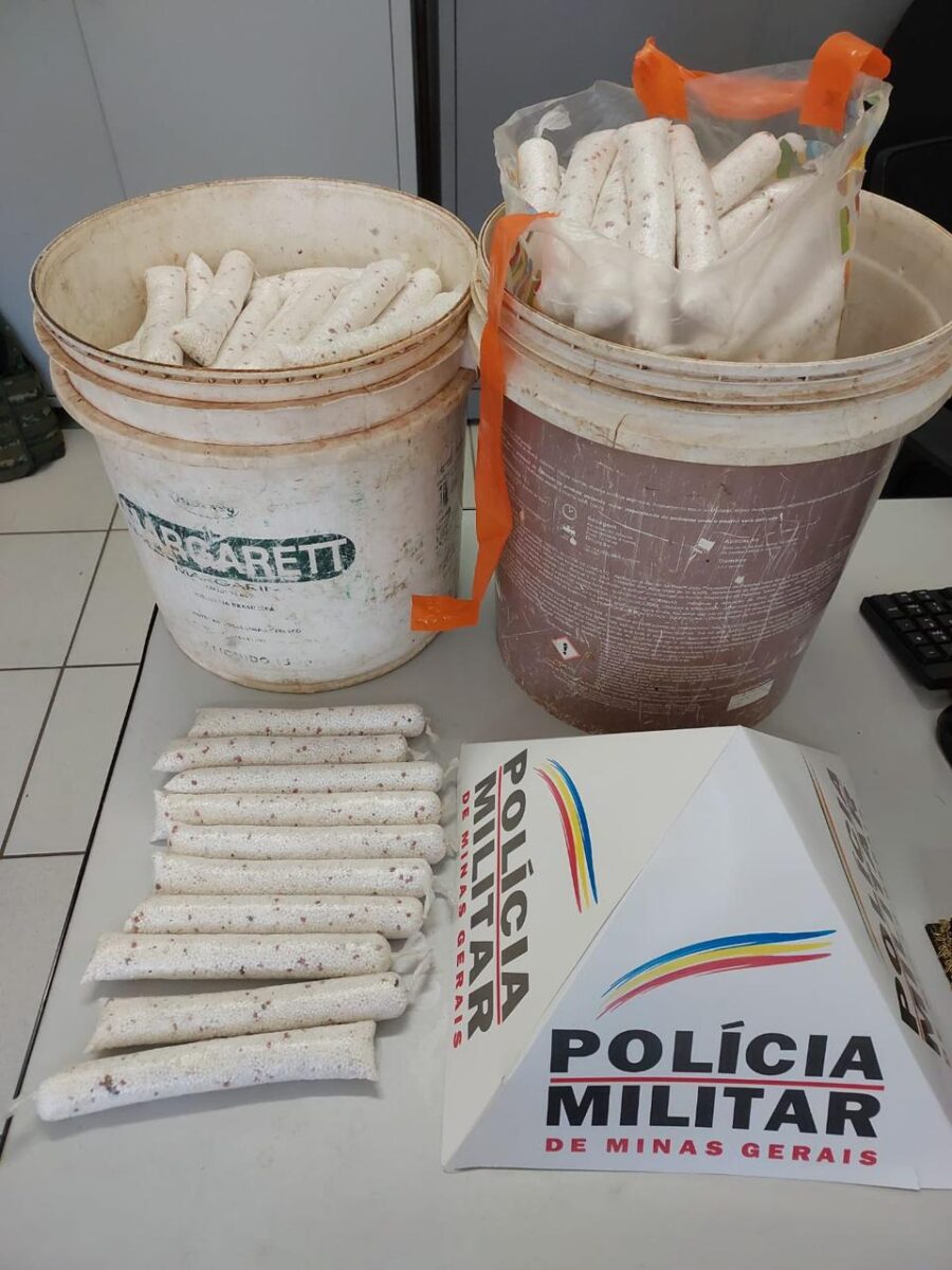 Três homens são presos por garimpo ilegal e posse de explosivos em Itabira