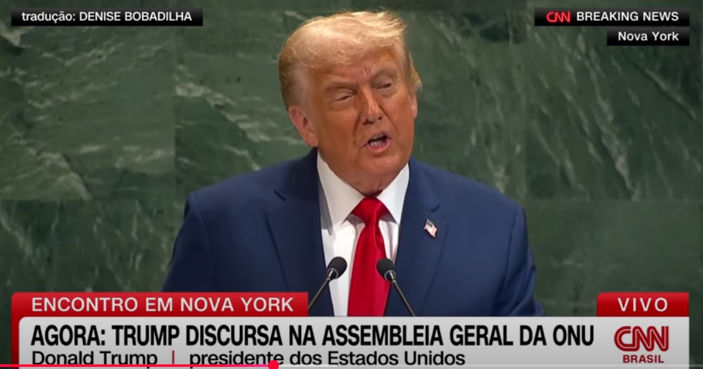 Trump critica a ONU, afirma merecer Nobel da Paz, defende tarifas e anuncia encontro com o presidente do Brasil