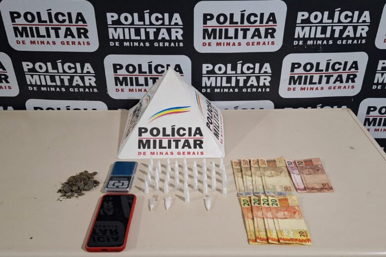 Homem tenta engolir droga ao ver viatura, mas acaba preso por tráfico em Nova Era