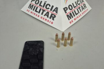 Polícia Militar prende jovem por posse ilegal de munição no bairro Machado, em Itabira
