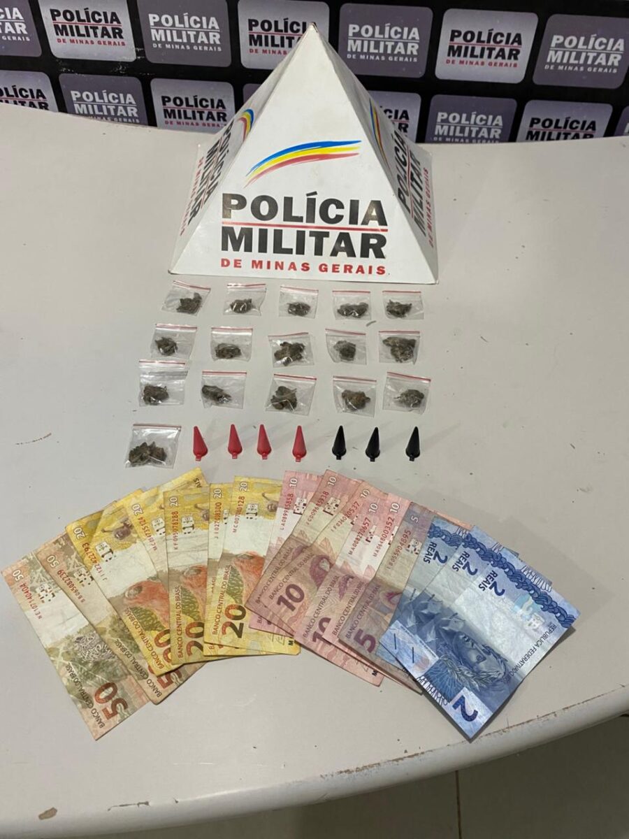 Adolescente é apreendido por tráfico de drogas no bairro Juca Rosa, em Itabira