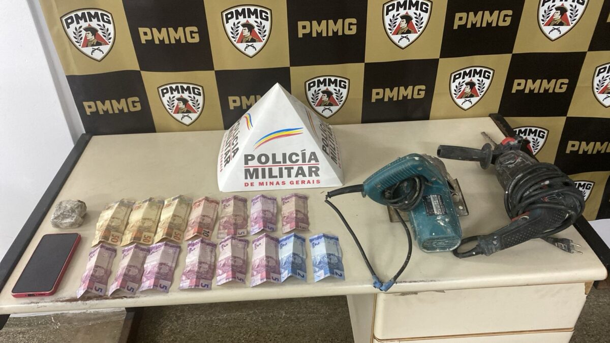 Polícia Militar prende dois homens, recupera objetos furtados e apreende drogas em João Monlevade