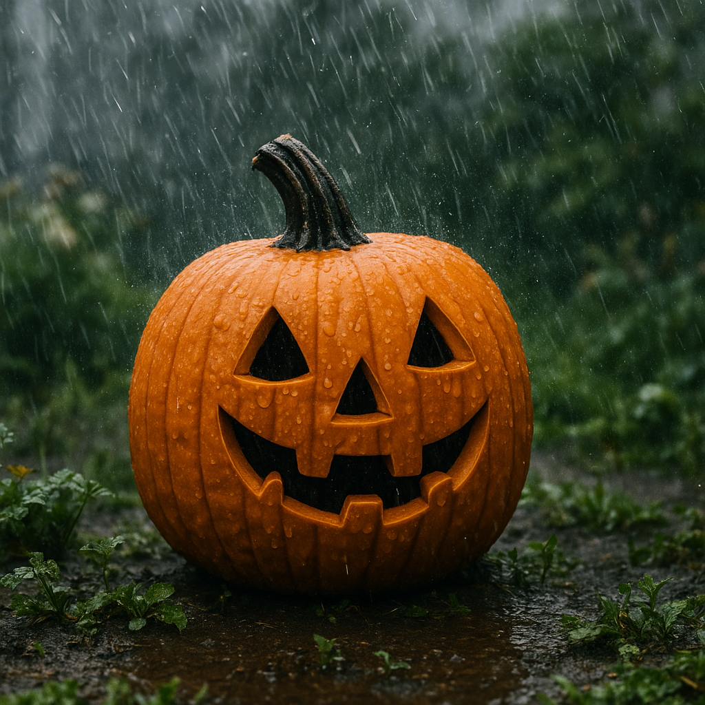 A chuva vai assombrar esse halloween