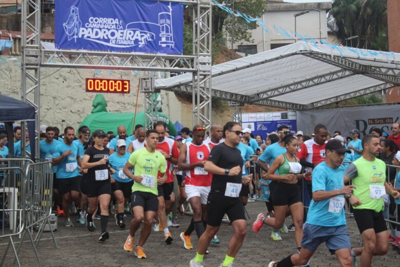 Confira a galeria de fotos da 3ª Corrida e Caminhada da Padroeira, no aniversário de Itabira