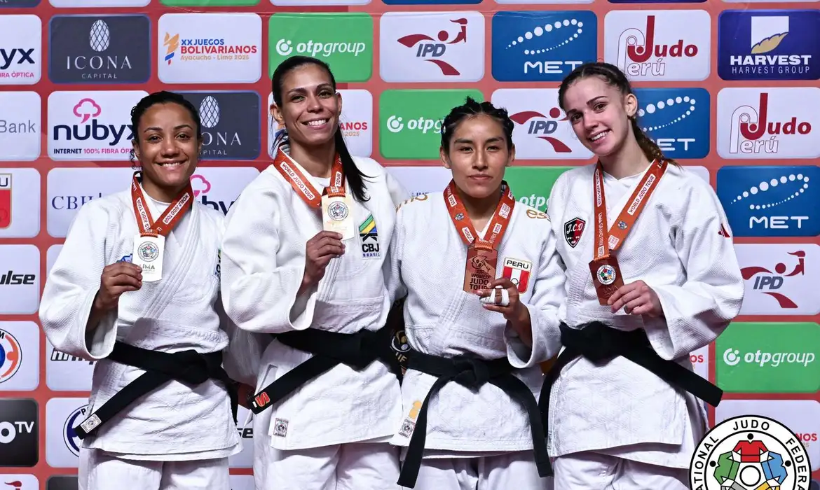 Brasil leva 4 medalhas no 1º dia do Grand Prix Judô, no Peru