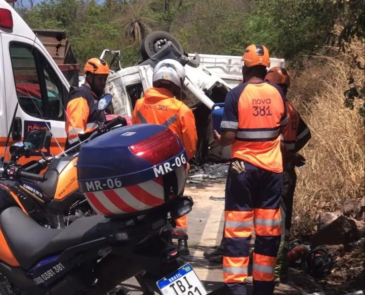 BR-381 segue interditada após acidente que deixou dois mortos em Sabará