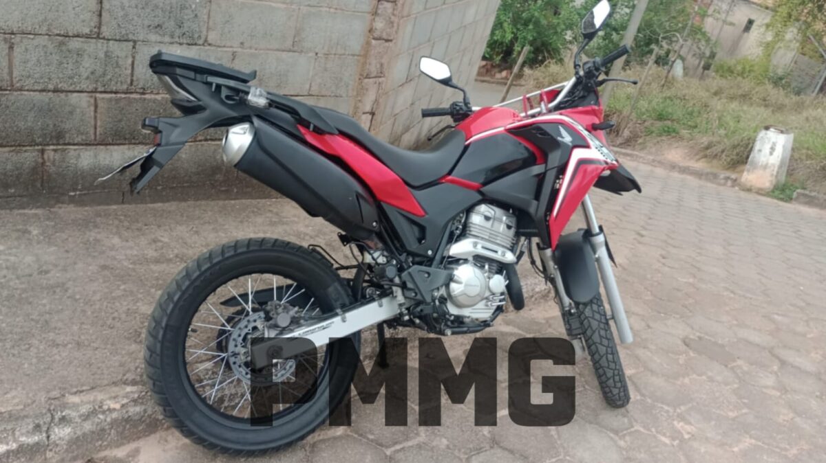 Polícia Militar recupera motocicleta furtada em Belo Horizonte durante patrulhamento em São Gonçalo do Rio Abaixo