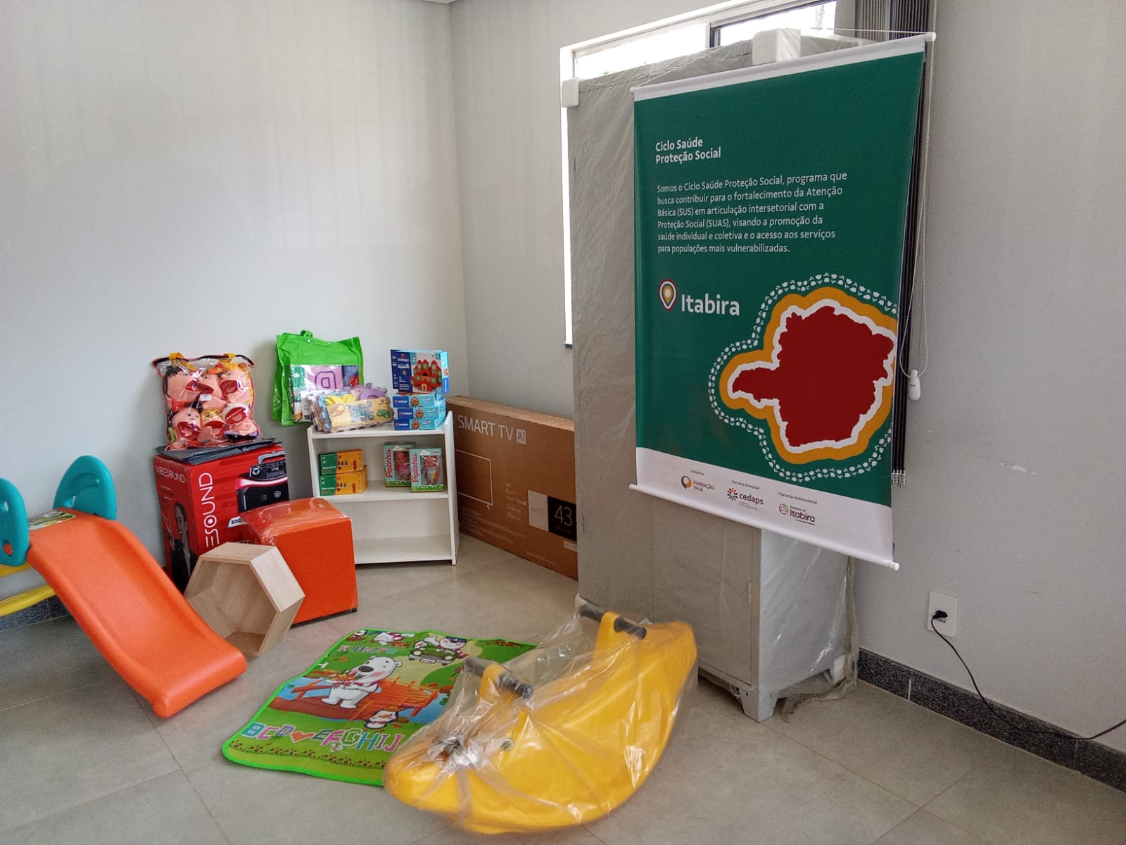 Fundação Vale e Centro de Promoção da Saúde doam 150 itens para brinquedotecas de Itabira