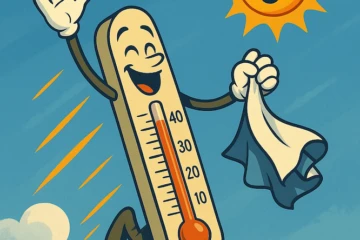 Mais um dia de calor intenso e bastante umidade, sem chances de chuva forte