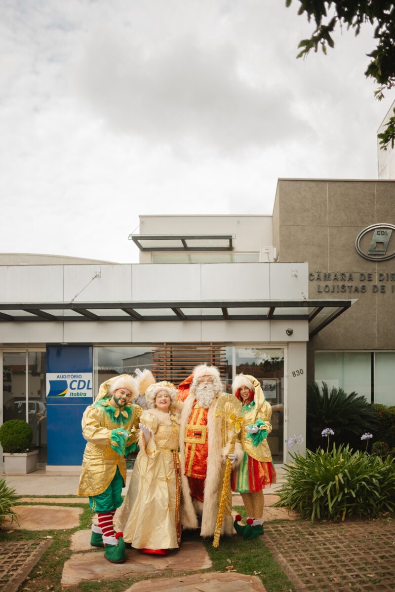 Chegada do Papai Noel marca programação de Natal da CDL neste domingo em Itabira