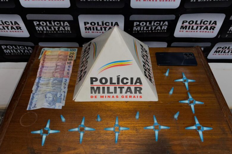 Polícia Militar apreende cocaína e detém dois jovens por tráfico em Barão de Cocais