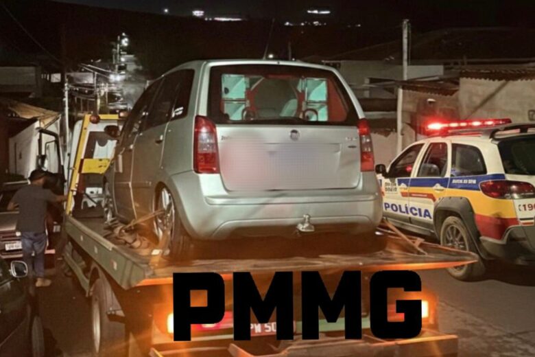 Perturbação do sossego: carro é apreendido por som alto no bairro Fênix, em Itabira