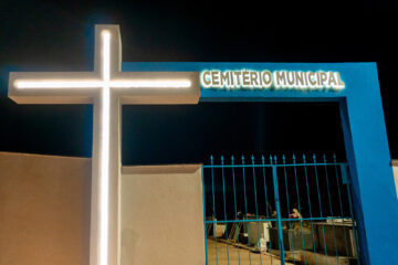 Cemitério Municipal de Santa Maria de Itabira é revitalizado e ganha novo portal de entrada