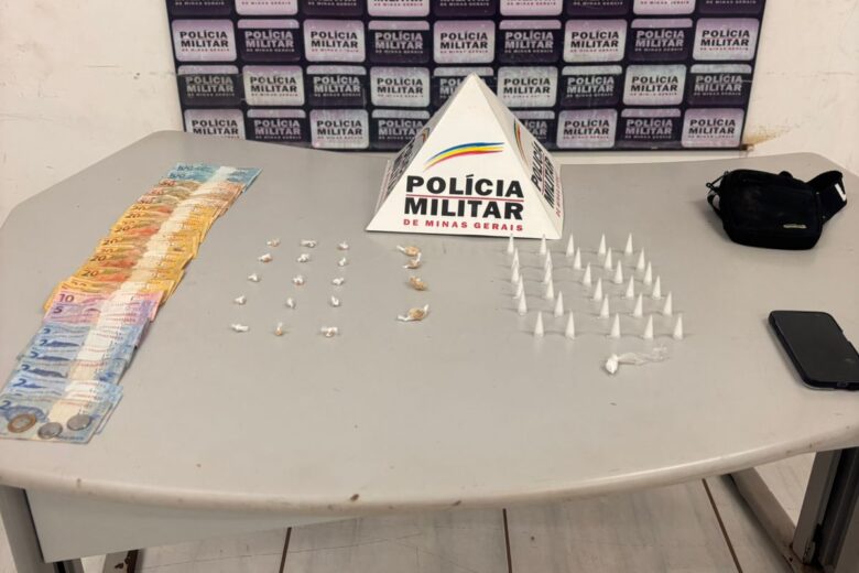Itabira: homem é preso com cocaína e crack em operação da PM no bairro Bethânia