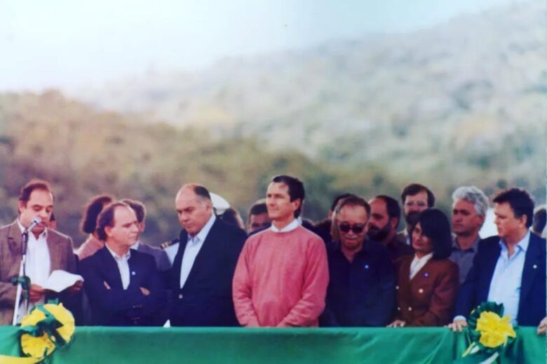 Há 34 anos, o presidente Fernando Collor de Mello fez visita relâmpago a Itabira