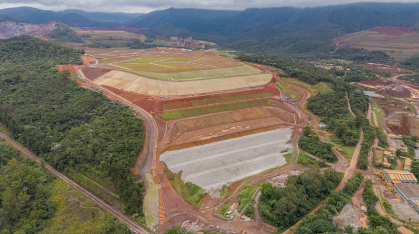 A mineradora  Vale termina a  descaracterização da 19ª barragem a montante