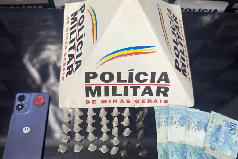 Jovem é preso por tráfico de drogas após ação do programa “Olho Vivo”, em Santa Bárbara