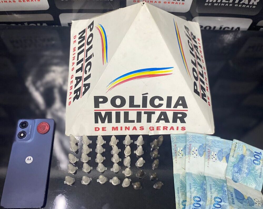 Jovem é preso por tráfico de drogas após ação do programa “Olho Vivo”, em Santa Bárbara