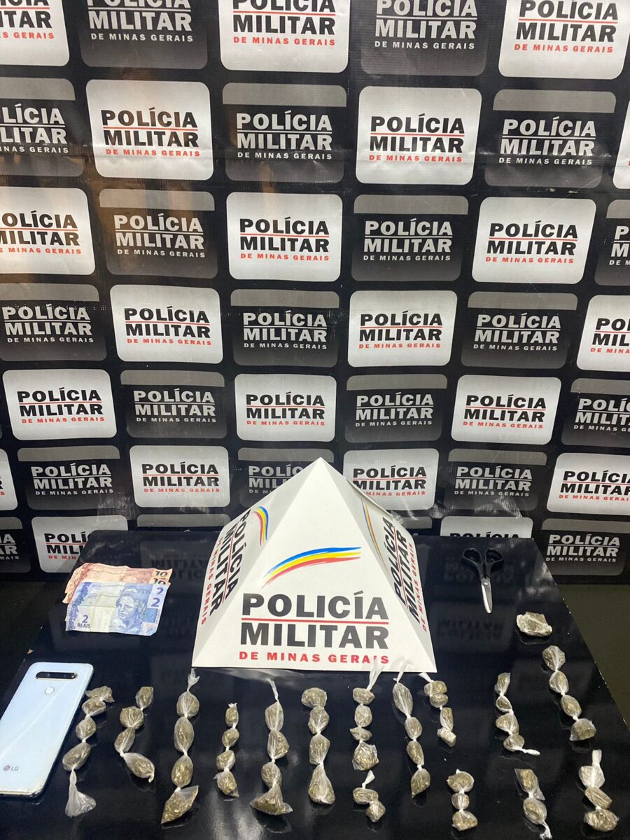 Adolescente é apreendido por tráfico de drogas durante operação policial em Santa Bárbara