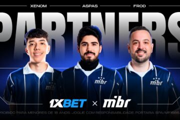 1xBet se torna a primeira parceira oficial de apostas da equipe de VALORANT da MIBR