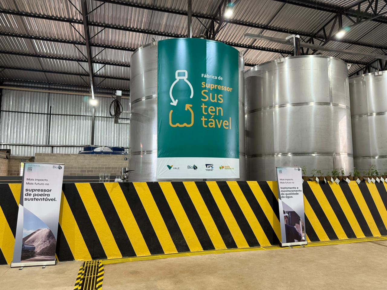 Fábrica de supressor de poeira a partir de PET reciclado é inaugurada em Itabira; saiba mais
