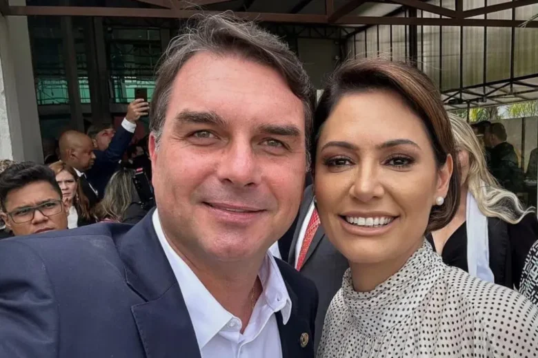 Flávio diz ter pedido desculpas a Michelle Bolsonaro, que mantém crítica à aliança com Ciro